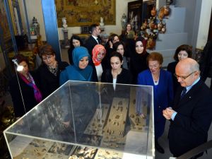 Hayrünnisa Gül, Cumhurbaşkanlığı Sarayı Quırınale’yi Gezdi