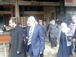 Bdp Silvan Belediye Eşbaşkan Adayları Sanayi Esnafını Ziyaret Etti