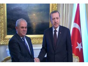 Erdoğan, Mevkidaşı Yorgancıoğlu İle Görüştü