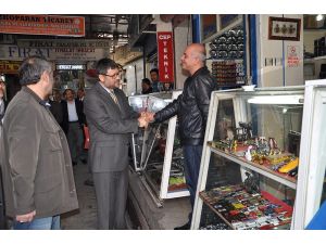 Abdullah Çalışkan Esnafla Buluştu