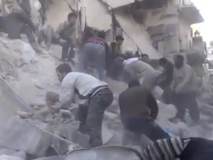 Halep’te Hava Saldırıları Devam Ediyor