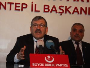Bbp Genel Başkan Yardımcısı Şenliler Gaziantep’te