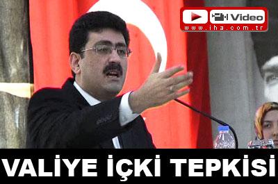 Valiye içki tepkisi 