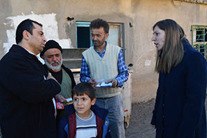 Nergiz, Aksu Mahallesinde Evlere Konuk Oldu