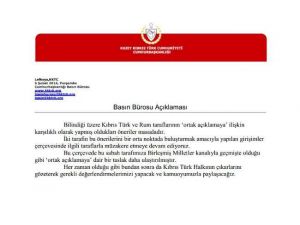 Rumlardan Anlaşmaya Yeni Taslak