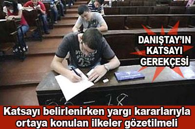 Katsayı kararının gerekçesi açıklandı 