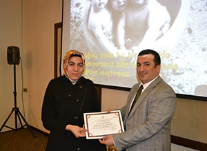 Sağlık Personellerine Sertifikaları Verildi