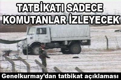 Genelkurmaydan tatbikat açıklaması 