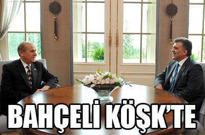 MHP lideri Bahçeli Köşke çıktı 