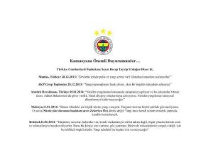 F.bahçe Gazetelere Bu İlanı Verdi
