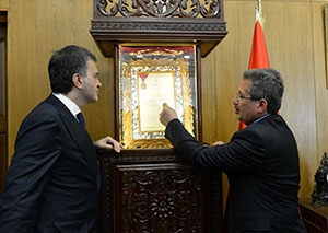 Bakan Çelik’ten Belediyeye Ziyaret