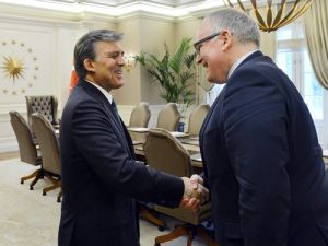 Cumhurbaşkanı Gül, Hollanda Dışişleri Bakanı Timmermansı Kabul Etti