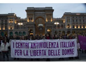 Milano Kadına Şiddete Karşı Dans Etti