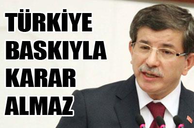 Davutoğlundan sert tepki 