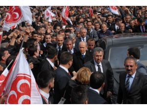 Mhp Lideri Bahçeli, Seydikemerde Halka Hitap Etti