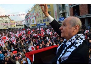 Devlet Bahçeli Partisinin Seçim Bürosunu Açtı