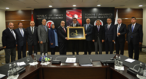 KMTSO Heyeti Ekonomi Bakanını Ziyaret Etti