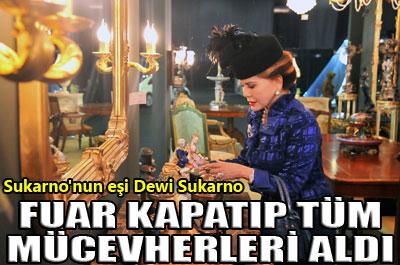 Fuarı kapattırıp tüm mücevherleri satın aldı 