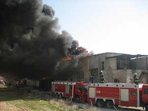 Yağ Fabrikasında Yangın