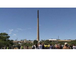 200 Metrelik Dev Baca Böyle Yıkıldı