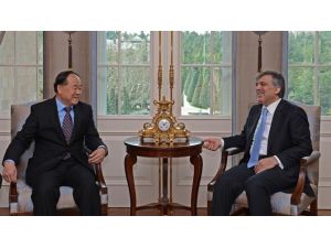 Nobel Edebiyat Ödülü Sahibi Çinli Yazar Moye, Çankaya Köşkünde