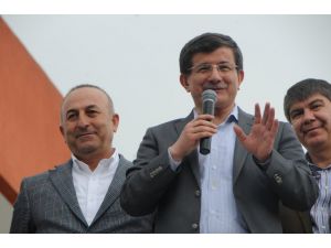 Dışişleri Bakanı Ahmet Davutoğlu Manavgatta