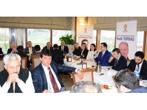Ak Partili Nimetullah Topu, Muhtarlarla Buluştu