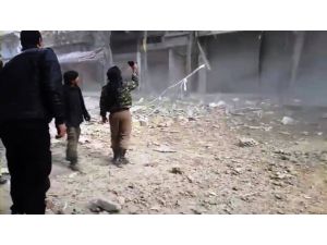 Suriye’de Yabrud Kasabası Bombalandı