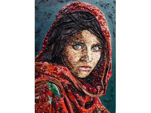 Çöpleri Kullanarak Ünlü İsimlerin Resimlerini Yaptı