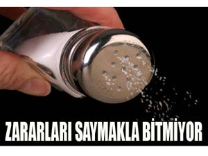 Tuz beyne zarar veriyor