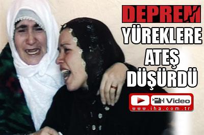 Deprem yüreklere ateş düşürdü 