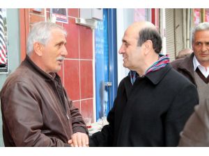 Canalioğlu, Çarşıbaşında Seçmenlerle Buluştu