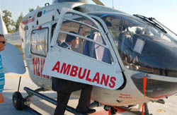 Ambulans Helikopter Elazığa Gönderildi  