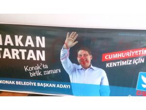 Dspden Aday Başkan Tartanın Posterine Silahlı Saldırı