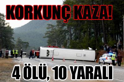 Manisada korkunç kaza