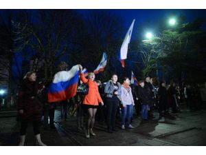 Kırım’daki Ruslardan Agit Karşıtı Eylem