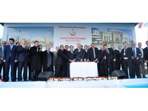 Bakan Çavuşoğlu, Çorum Devlet Hastanesinin Temelini Attı