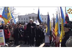 Abd’de Yaşayan Ukraynalılar Sokağa Döküldü