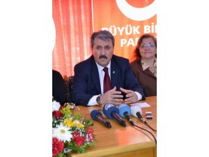 Bbp Genel Başkanı Mustafa Destici Niğdede