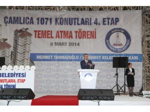 Bakan Şimşek, Çamlıca Konutları Temel Atma Törenine Katıldı