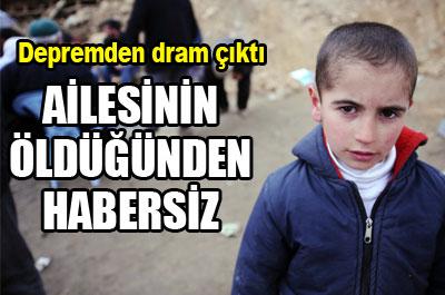 Ailesinin öldüğünden habersiz 