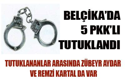 Belçikada 6 PKKlı tutuklandı 