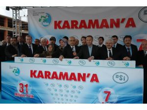 Bakan Elvan Sarıveliler’de Temel Attı