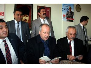 Chp Grup Başkan Vekili İnce Sivasta Halka Seslendi