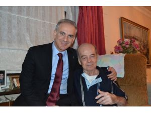 Efsane Kaleciye Ak Partili Abidin Okuldan Moral Ziyareti