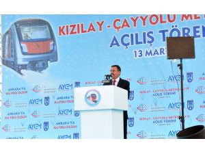 Çayyolu Metrosu Hizmete Açıldı