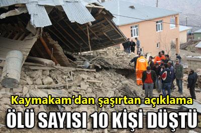 Elazığ depreminde ölü sayısı 10 kişi düştü 