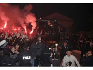 Galatasaray’a Karabükte Coşkulu Karşılama