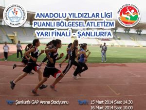Şanlıurfa, Atletizm Yarı Final Müsabakalarına Da Ev Sahipliği Yapacak