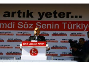 Mhp Lideri Bahçeli Afyonkarahisar’da